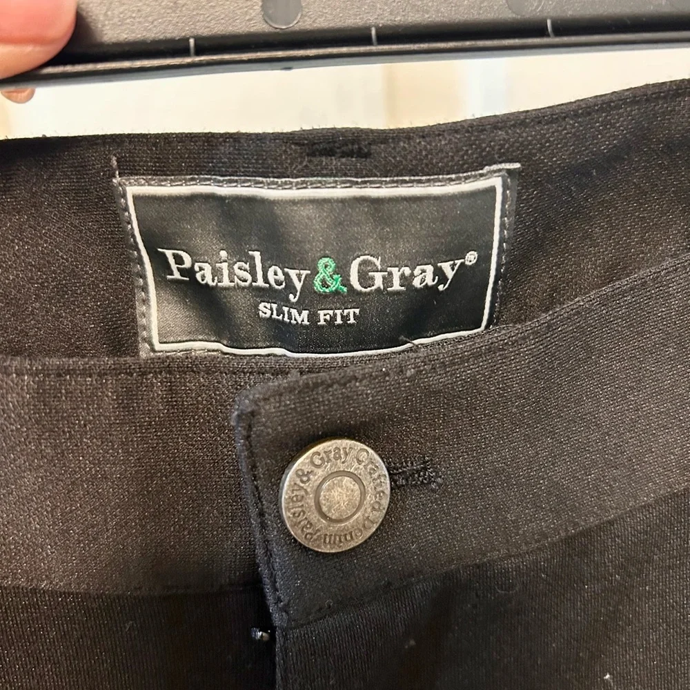 Paisley & Gray Black Dress or casual Pants Sleek Formal Wear - Picture 3 of 4